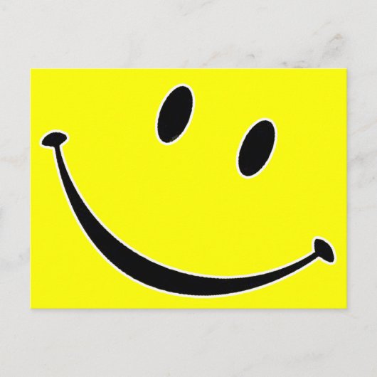 Glimlachte u vandaag? :) briefkaart (Voorkant)