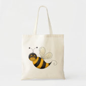 Glimlende bij tote bag (Voorkant)
