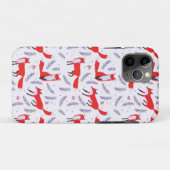 Glimlende bossen bos Greenery Red Fox Case-Mate iPhone Case (Achterkant (horizontaal))