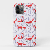 Glimlende bossen bos Greenery Red Fox Case-Mate iPhone Case (Achterkant)