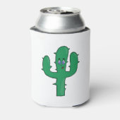 glimlende cactus blikjeskoeler (Blikje Achterkant)