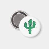 glimlende cactus magneet (Voorkant / Achterkant)