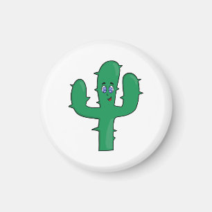 glimlende cactus magneet