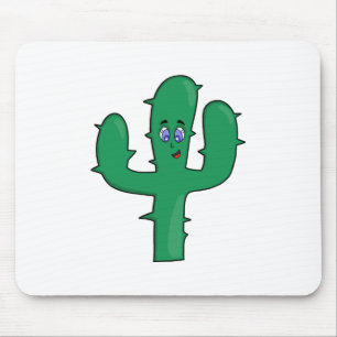 glimlende cactus muismat