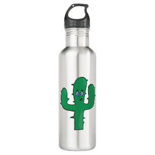 glimlende cactus waterfles 