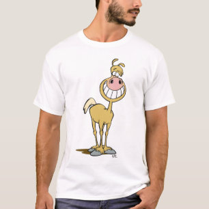 Glimlende cartoon T-shirt