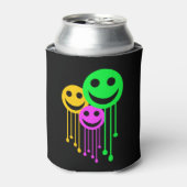 glimlende gezichten blikjeskoeler (Blikje Voorkant)