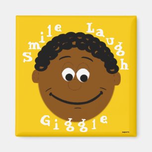 Glimlende gezichten Etnic Boy Magneet