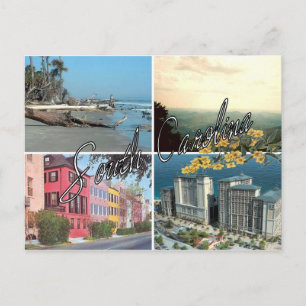 Glimlende gezichten, mooie plekken briefkaart