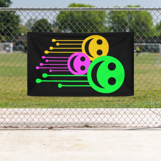 glimlende gezichten spandoek (Insitu)