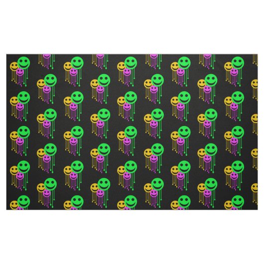 glimlende gezichten stof (Fat Quarter)
