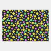 Glimlende gezichten voor het verpakken van papierb inpakpapier vel (Voorkant 3)