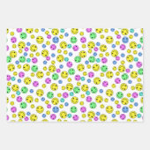 Glimlende gezichten voor het verpakken van papierb inpakpapier vel (Voorkant 2)