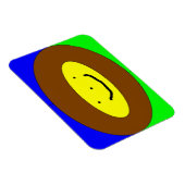 Glimlende gezichtsmagneet magneet (Rechterzijde)