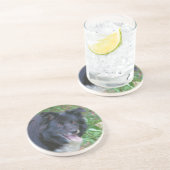 Glimlende Grens Collie Dog Drink Onderzetter (Zijkant)