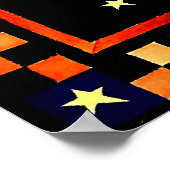 Glimlende halve maan poster (Hoek)