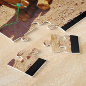 Glimlende kamelen legpuzzel (Zijkant)