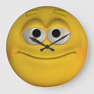 Glimlende kant grote klok