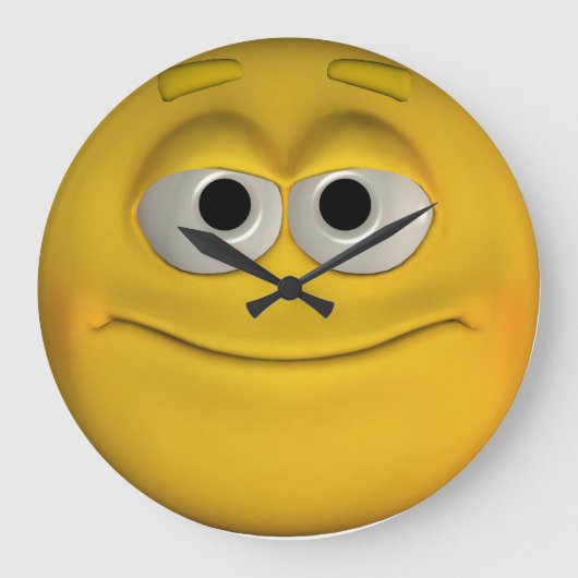 Glimlende kant grote klok (Voorkant)