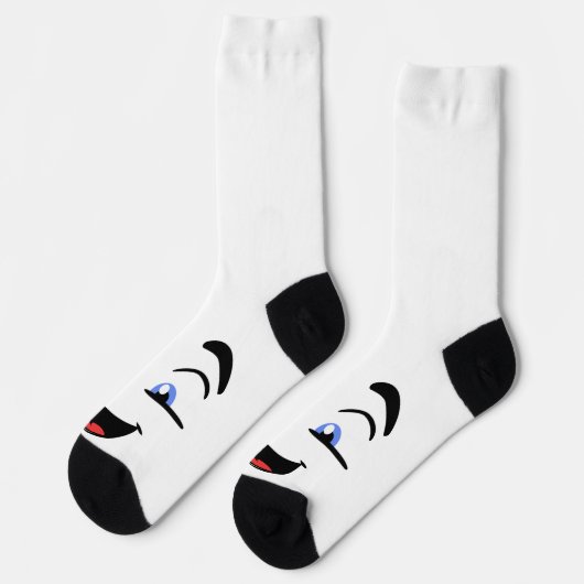 Glimlende kant sokken (Links)