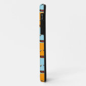 Glimlende monsterblokgezichten Case-Mate iPhone case (Achterkant/links)