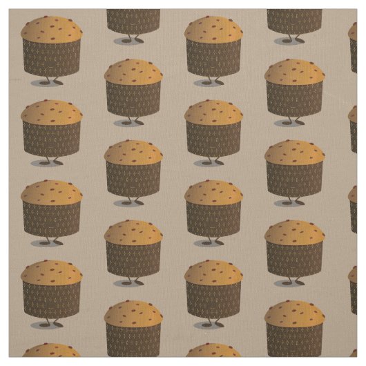 Glimlende Panettone Stof (Swatch)