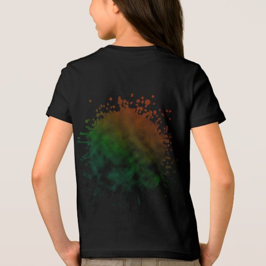 Glimmend Bos Tri-Blend Shirt (Achterkant)