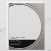 Glimmend Metallic  elke Tekst en Kleur Briefhoofd Sjabloon (Voorkant / Achterkant)