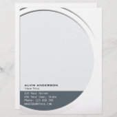 Glimmend Metallic  elke Tekst en Kleur Gepersonaliseerd Briefhoofd (Voorkant / Achterkant)