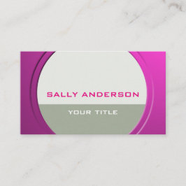 Glimmend Metallic  elke Tekst en Kleur Visitekaartje