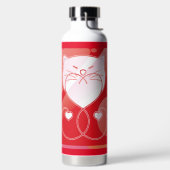 Glimmende Cat Lover Button Waterfles (Links)