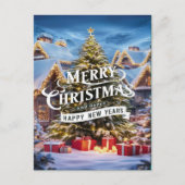 Glimmende Kerstmagie Briefkaart (Voorkant)