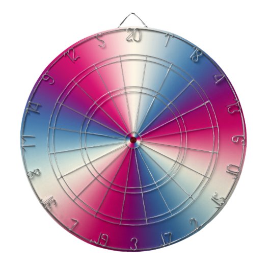 Glimmende metaaltextuur dartbord (Voorkant)