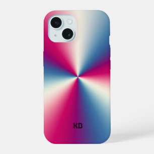 Glimmende metaaltextuur iPhone 15 case