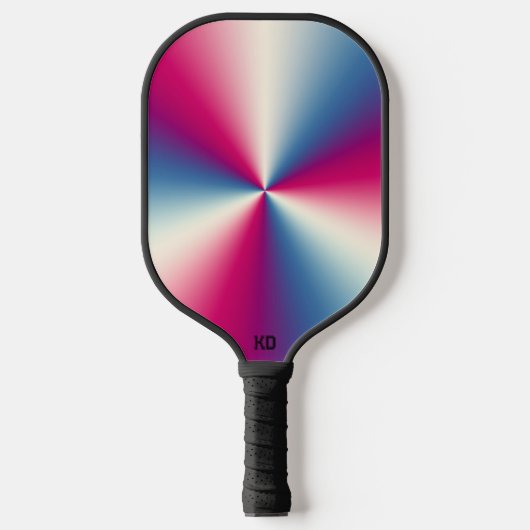 Glimmende metaaltextuur pickleball paddle (Voorkant)