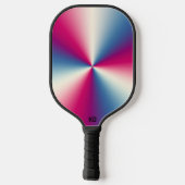 Glimmende metaaltextuur pickleball paddle (Achterkant)