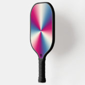 Glimmende metaaltextuur pickleball paddle (Links)