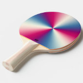 Glimmende metaaltextuur tafeltennisbatje (Voorkant Gekanteld)