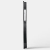 Glimmende Metallic Black geometrische accenten Case-Mate iPhone Case (Achterkant / Links)