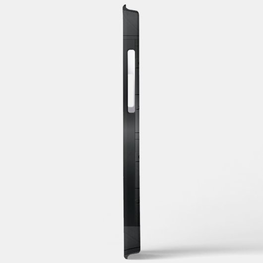 Glimmende Metallic Black geometrische accenten Case-Mate iPhone Case (Achterkant / Links)