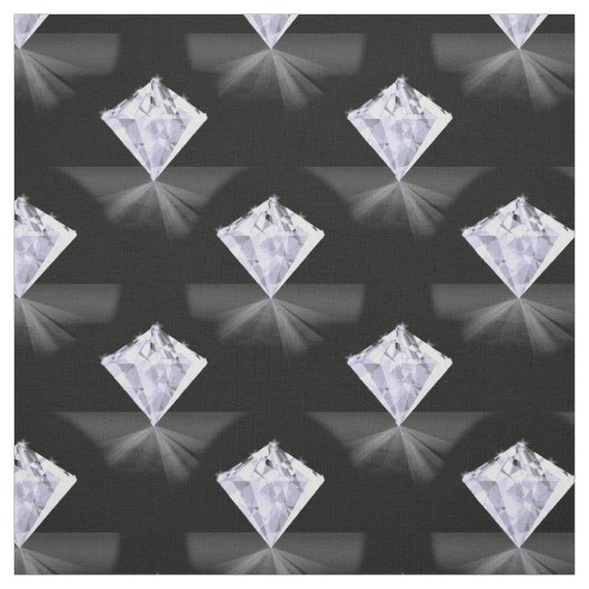 Glimmende Midnight Diamonds Stof (Swatch)