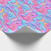 Glimmende Plastic Bubble Abstract Cadeaupapier (Hoek)