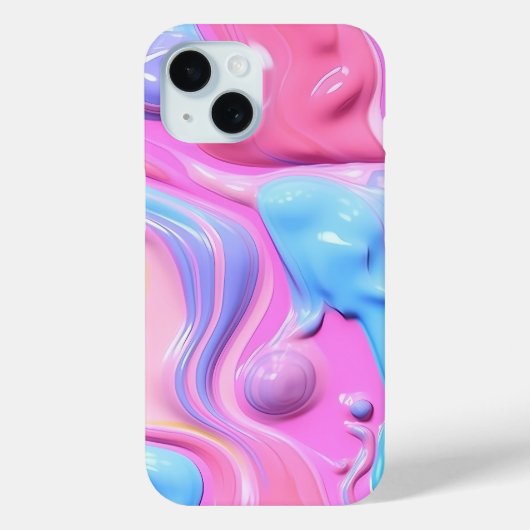 Glimmende Plastic Bubble Abstract Case-Mate iPhone Case (Achterkant)