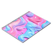 Glimmende Plastic Bubble Abstract Notitieboek (Linkerzijde)