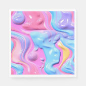 Glimmende Plastic Bubble Abstract Servet (Voorkant)