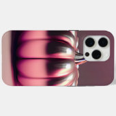 glimmende roze pompoen Case-Mate iPhone case (Achterkant (horizontaal))