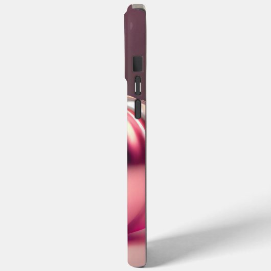 glimmende roze pompoen Case-Mate iPhone case (Achterkant / Links)