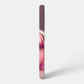 glimmende roze pompoen samsung galaxy hoesje (Linkerkant)