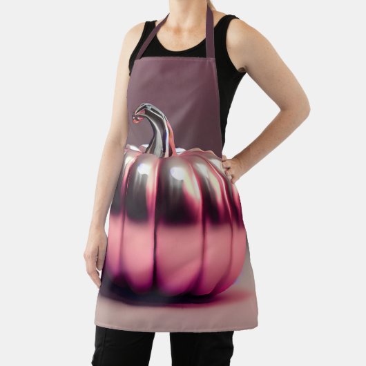 glimmende roze pompoen schort (Insitu)