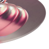 glimmende roze pompoen snijplank (Hoek)